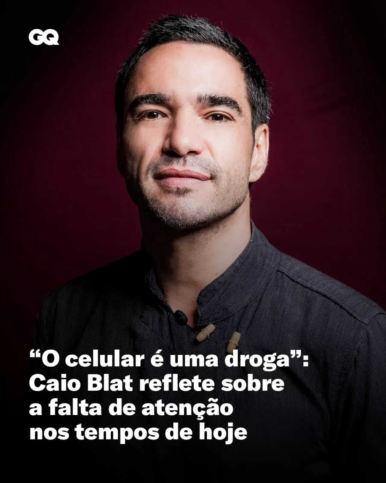 Caio Blat'dan Sosyal Medya Uyarısı: "Telefon Artık Vücudumuzun Uzantısı Oldu"