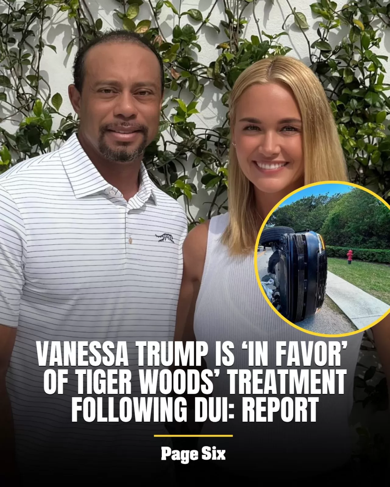 Vanessa Trump, Tiger Woods İçin Özel Tedavi Talep Etti