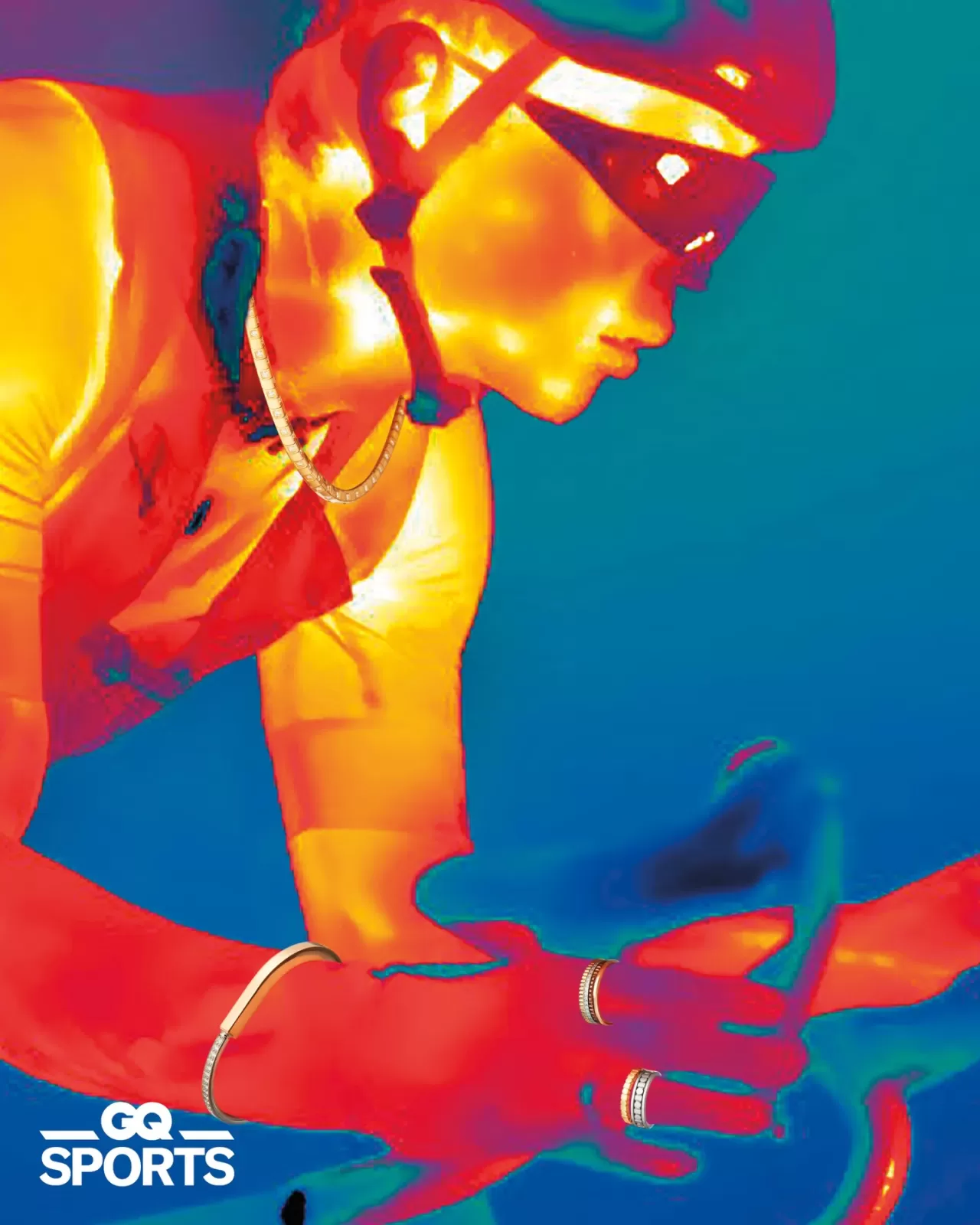 Termal Kamera ile Moda Çekimi: Spor Esnasında Parıldayan Takılar