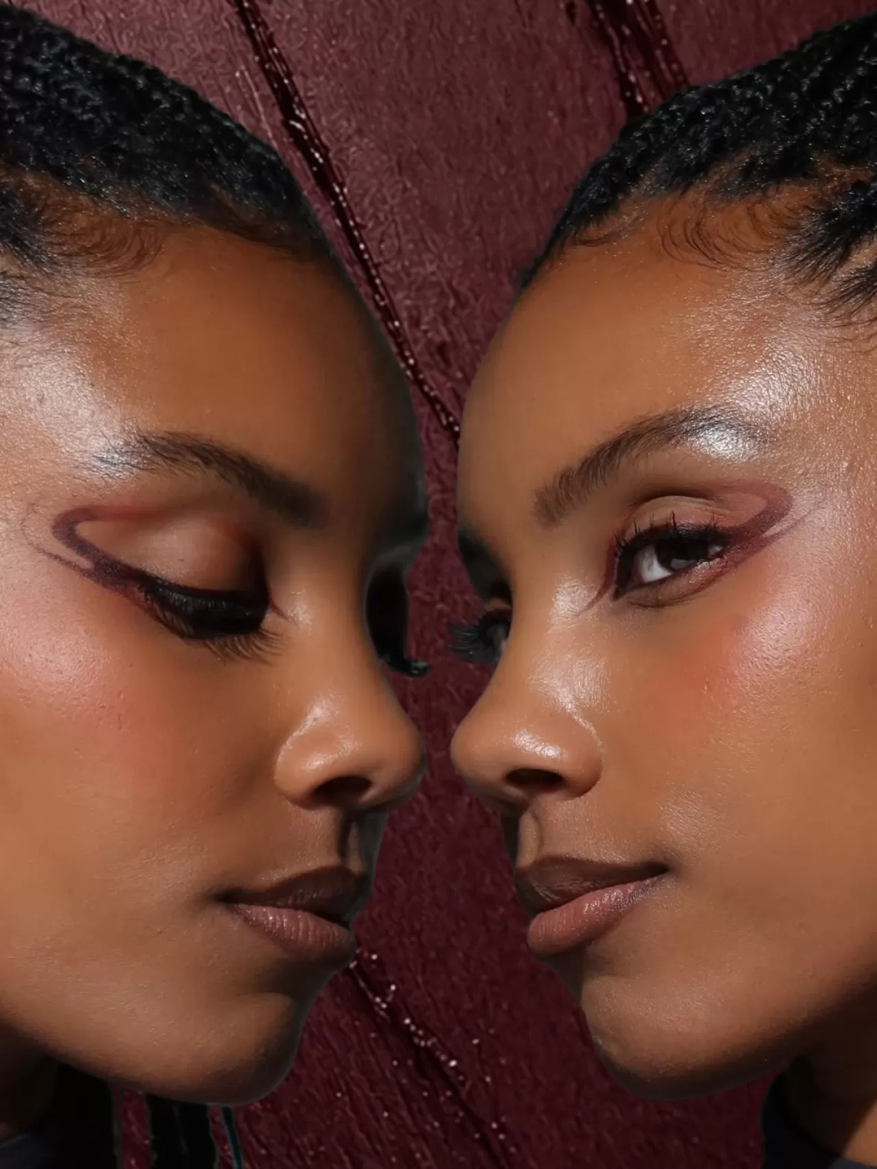 Urban Decay'dan Sculpted Halo Liner: Wine Spill Rengiyle Dumanlı Göz Makyajı