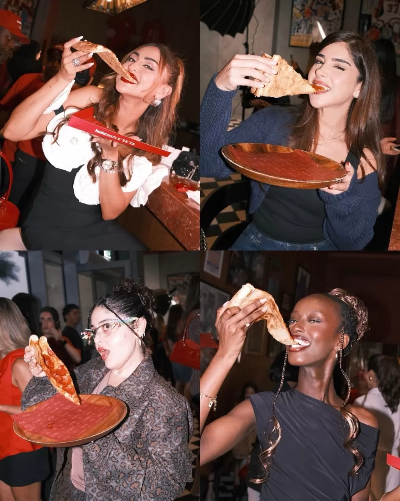 Huda Beauty Lip Stain'leri Yağlı Pizza Testinden Geçti