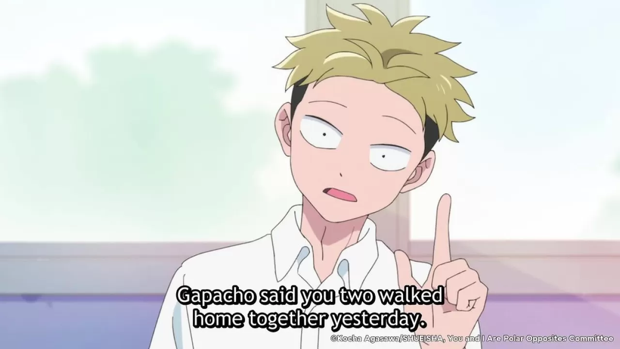 Crunchyroll'dan "You and I Are Polar Opposites" İçin Gapacho Övgüsü