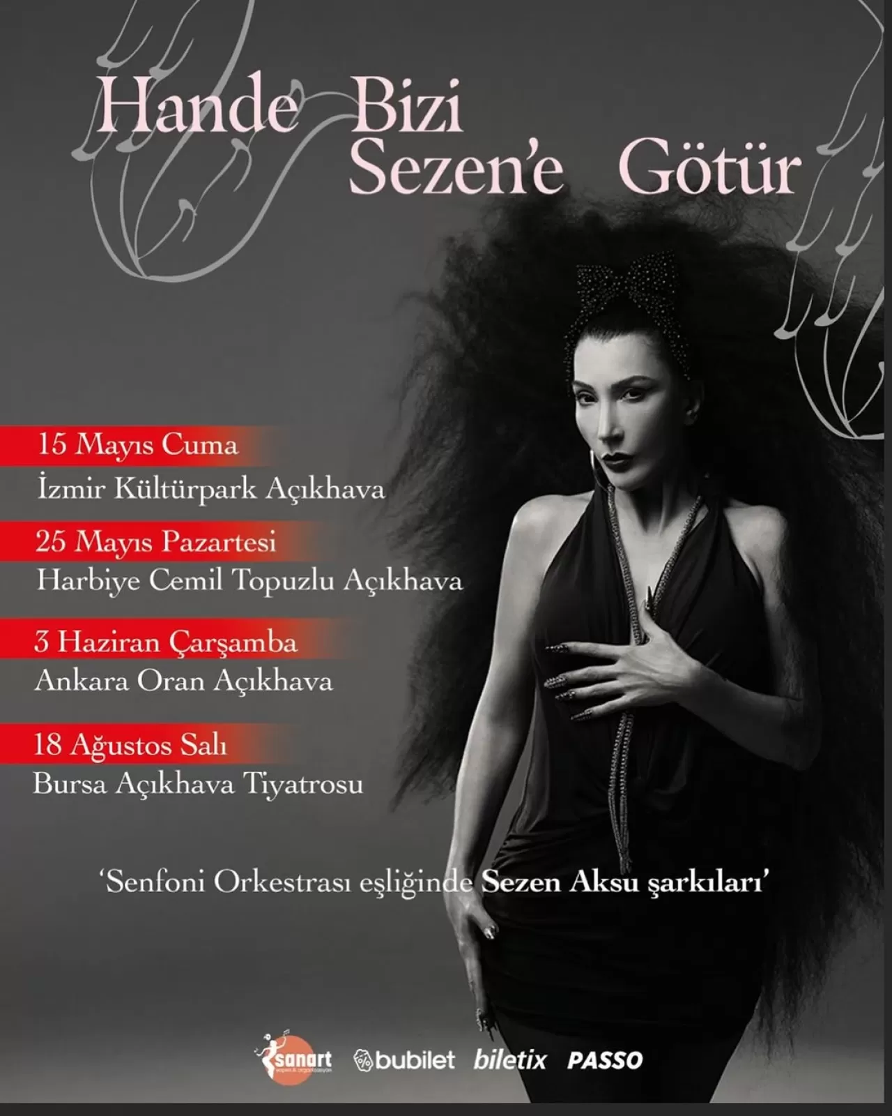 Hande Yener'den Sezen Aksu Tribute: 4 Şehirde Dev Konserler