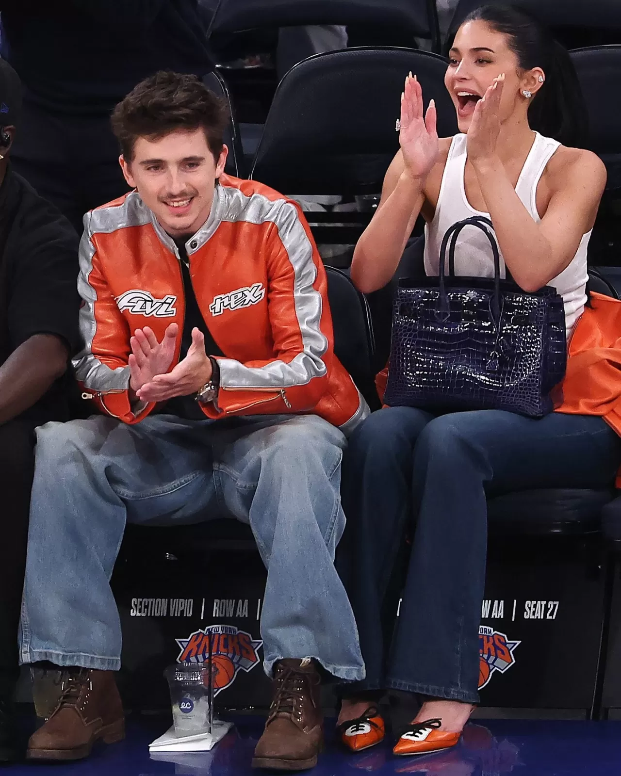 Chalamet ve Jenner MSG'de Koordineli Stil Gösterisi