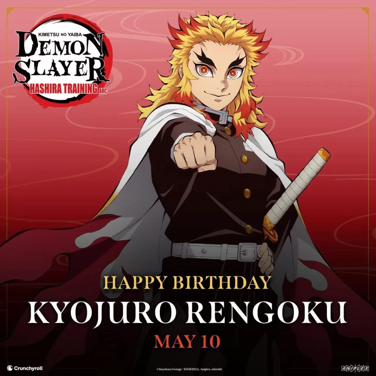 Crunchyroll, Demon Slayer'ın Rengoku'sunu Doğum Gününde Unutmadı