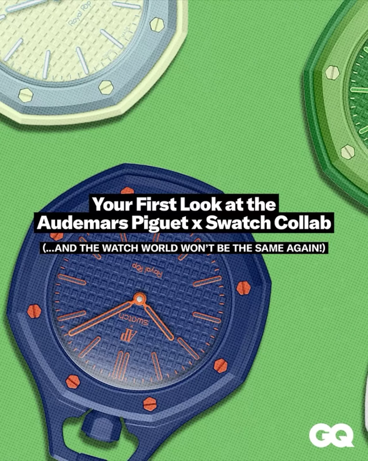 Audemars Piguet ve Swatch'tan Royal Pop Bioceramic Cep Saatleri