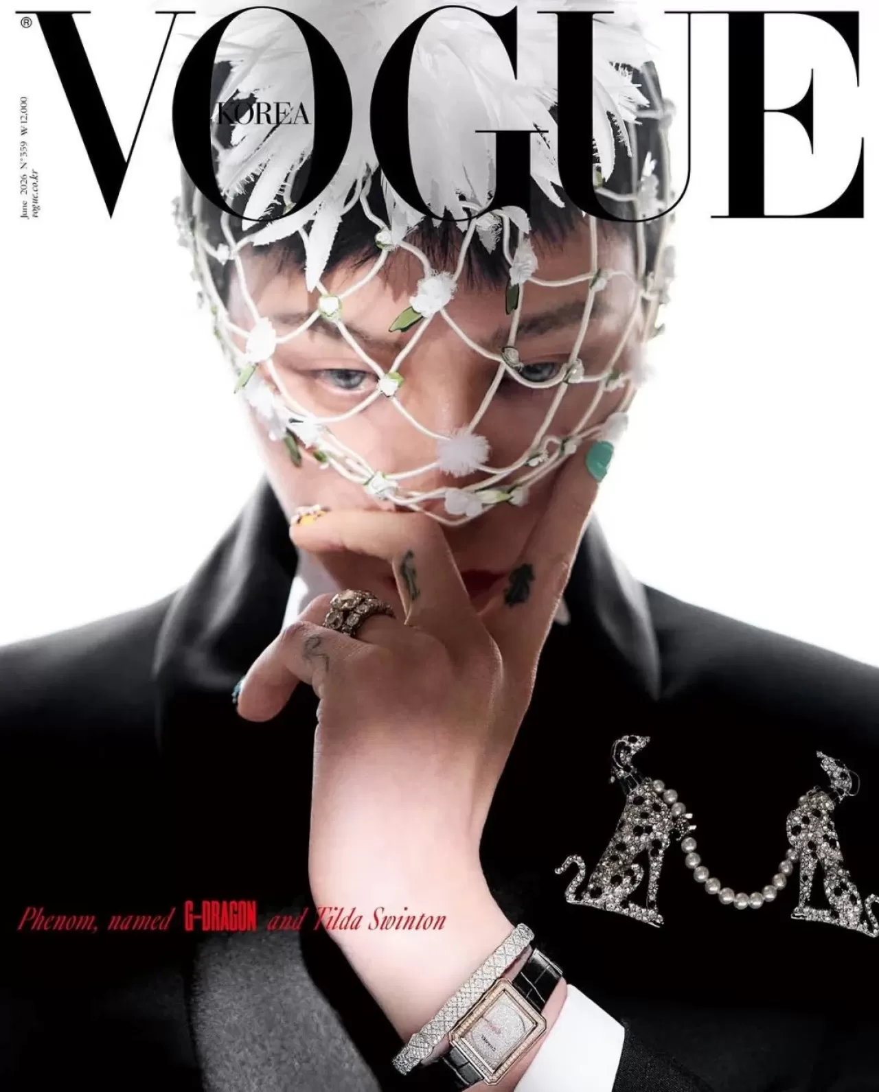 G-DRAGON ve Tilda Swinton Vogue Korea Haziran Kapağında Buluşuyor