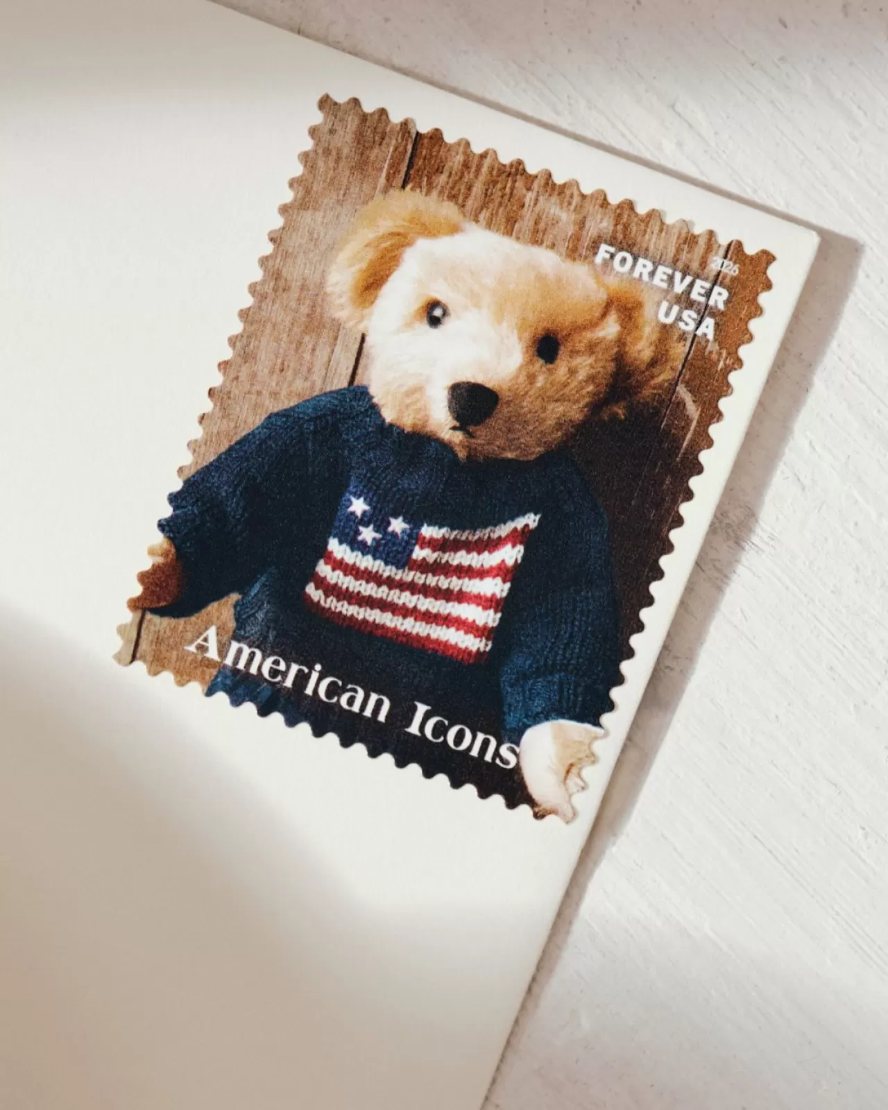 Ralph Lauren'ın Polo Bear'ı USPS'in American Icons Pul Koleksiyonunda