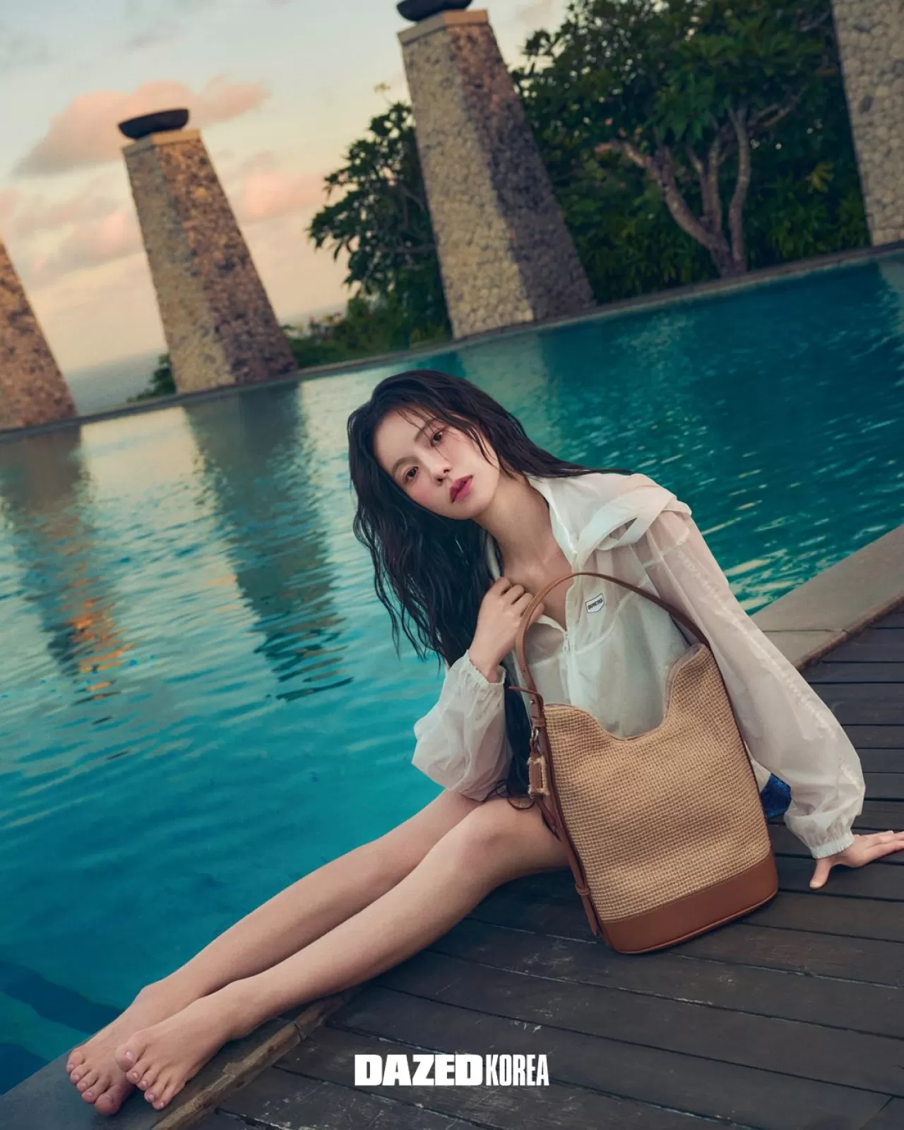 Dazed Korea Haziran Sayısında Lim Jiyeon Rüzgarı: Bali'den Işıltılı Kareler