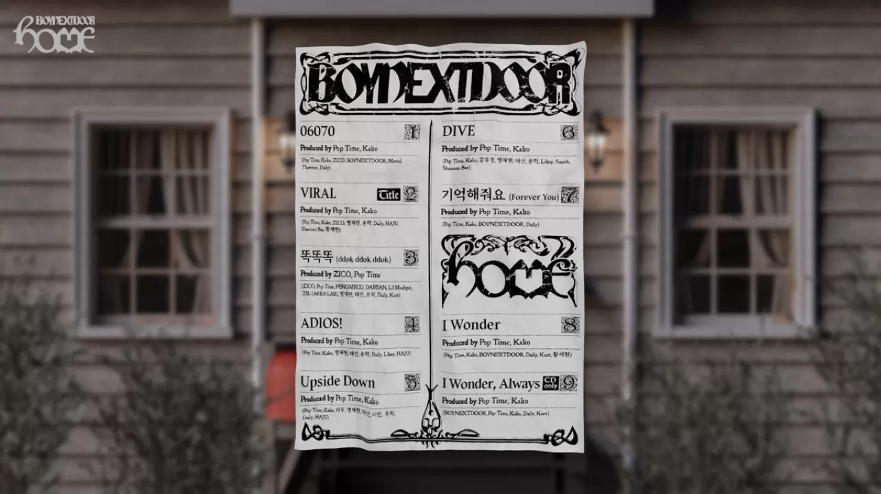 BOYNEXTDOOR'un Yeni Albümü 'HOME' Parça Listesini Açıkladı: 8 Şarkıyla Geliyor