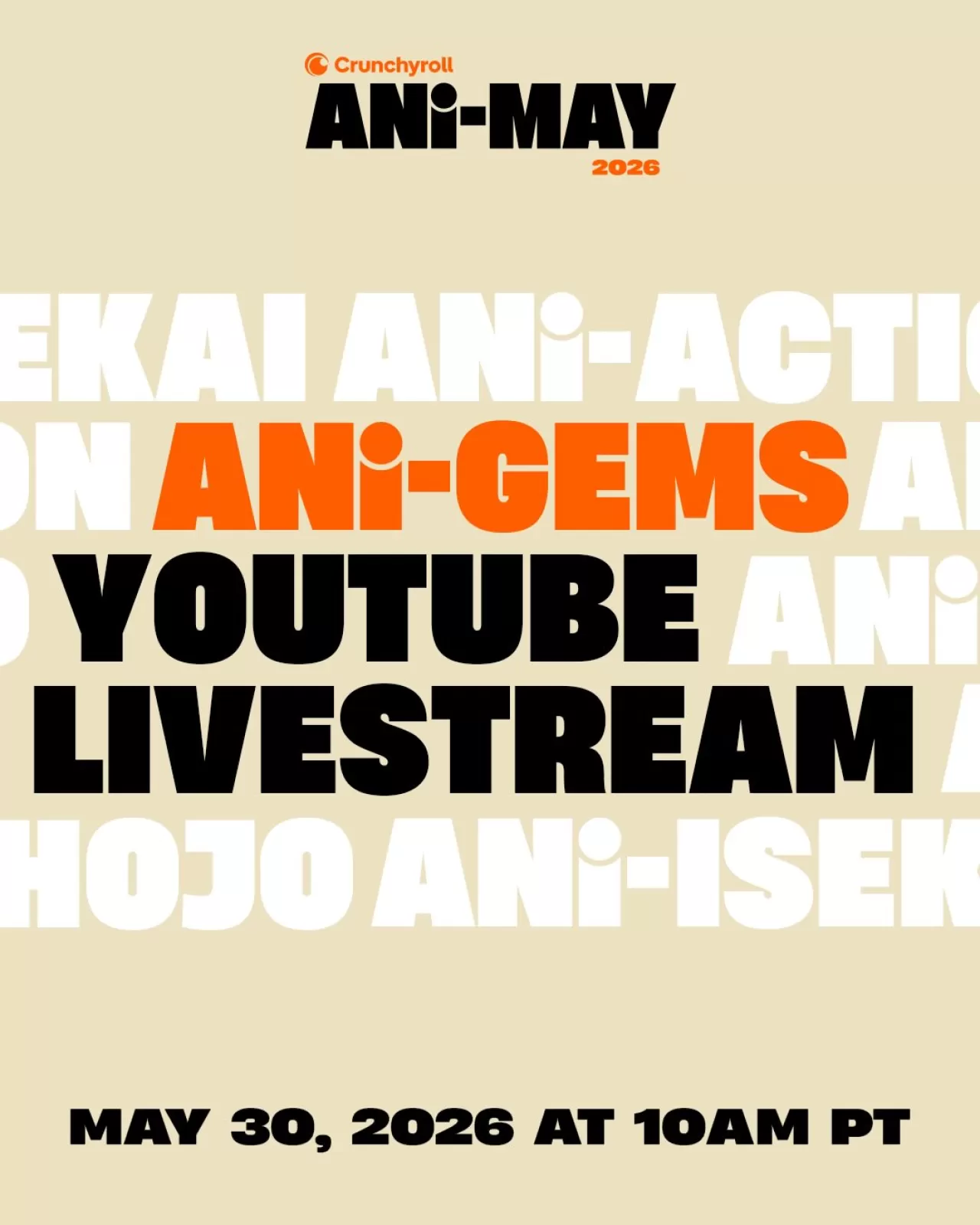 Crunchyroll AniMay Final Watch Party: 30 Mayıs'ta Canlı Yayın