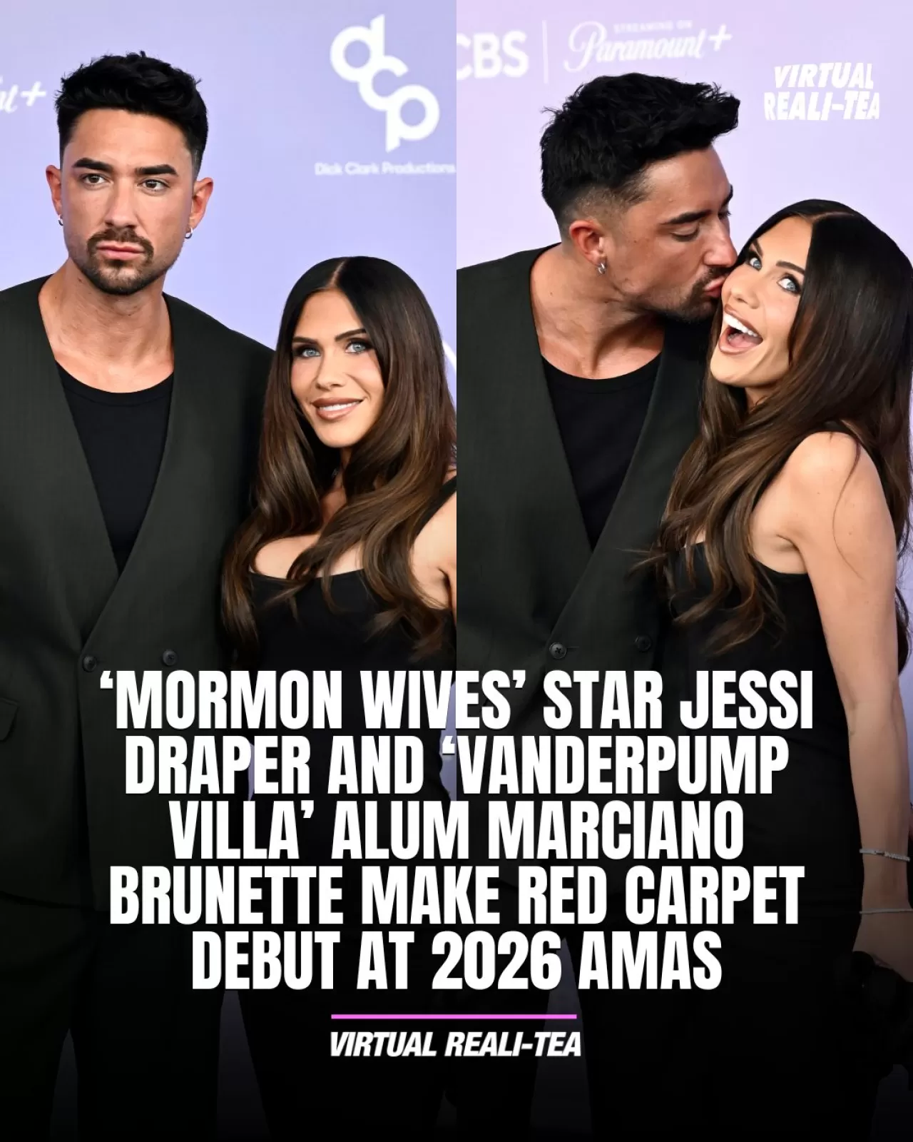 Jessi Draper and Marciano Brunette Make Red Carpet Debut at 2026 AMAs in Las Vegas