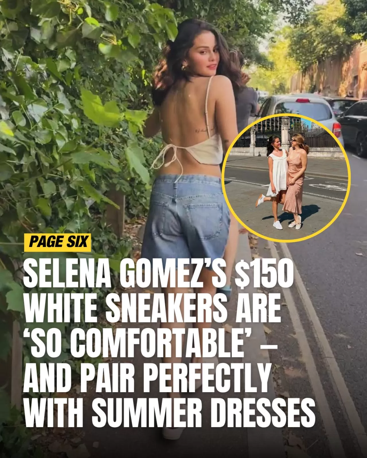 Selena Gomez'in Londra Stili: Cole Haan Sneaker'larıyla Dikkat Çekti
