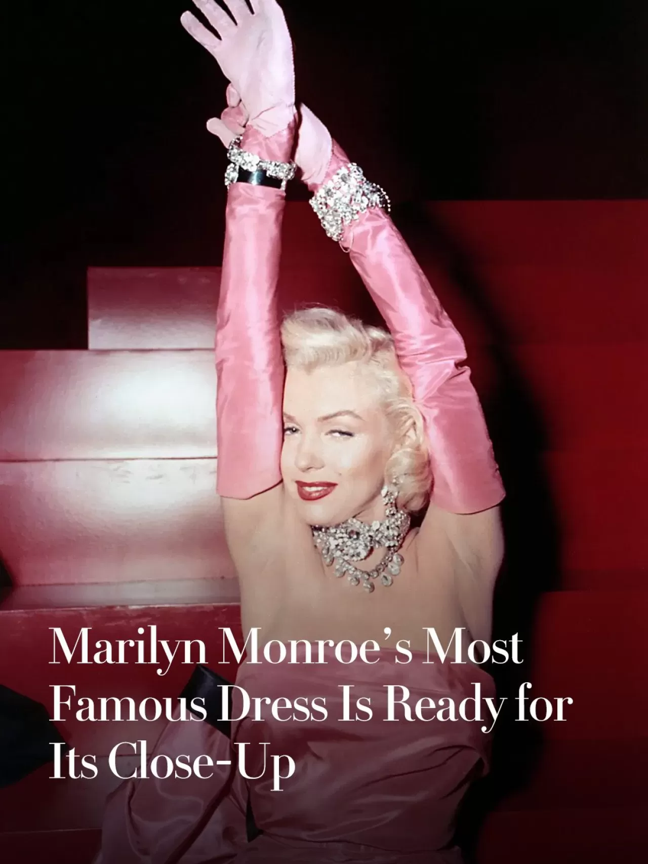Marilyn Monroe'nun İkonik Pembe Elbisesi Academy Museum'da Sergilenecek