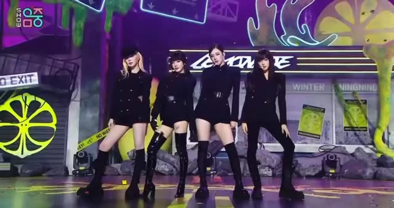 aespa'nın "LEMONADE" Performansı Music Core'da İzleyiciyi Büyüledi
