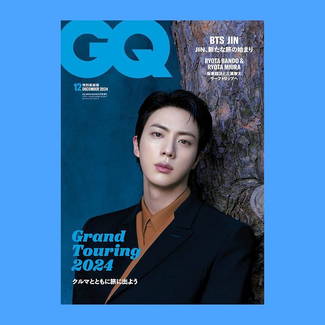 GQ Japonya'nın Aralık Sayısı Satışta: BTS Jin Özel Kapakta Yer Alıyor