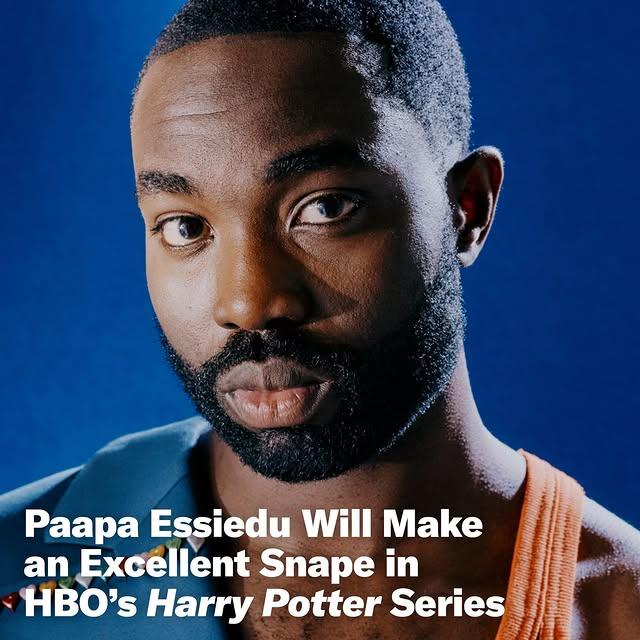 Paapa Essiedu, Yeni Harry Potter Dizisinde Snape'i Canlandırmak Üzere