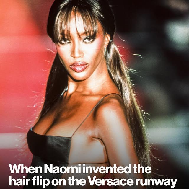 Naomi Campbell, Moda Dünyasında Unutulmaz Bir An: Saç Fırlatışıyla Çığır Açtı