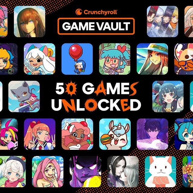 Crunchyroll Game Vault, 50 Oyuna Ulaştı