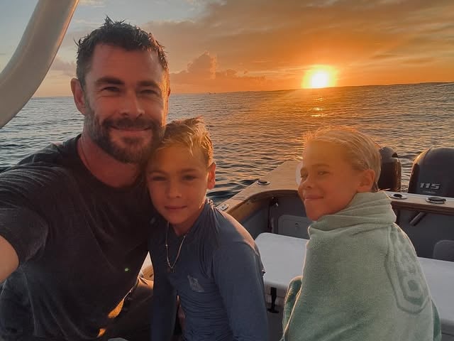 Chris Hemsworth, Fiji'de Tatil Keyfi Yaptı