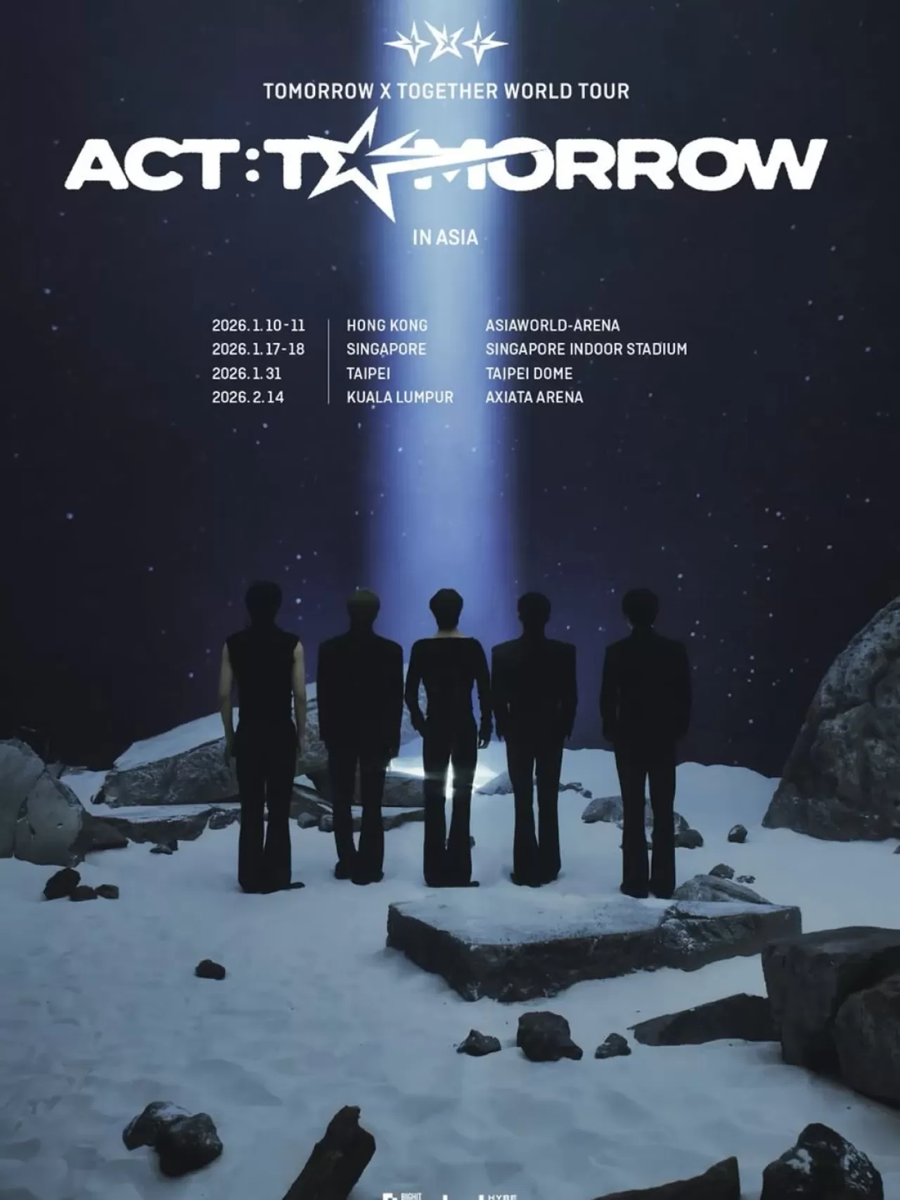TXT (TOMORROW X TOGETHER), Asya Turu Kapsamında Yeni Konser Tarihlerini Açıkladı