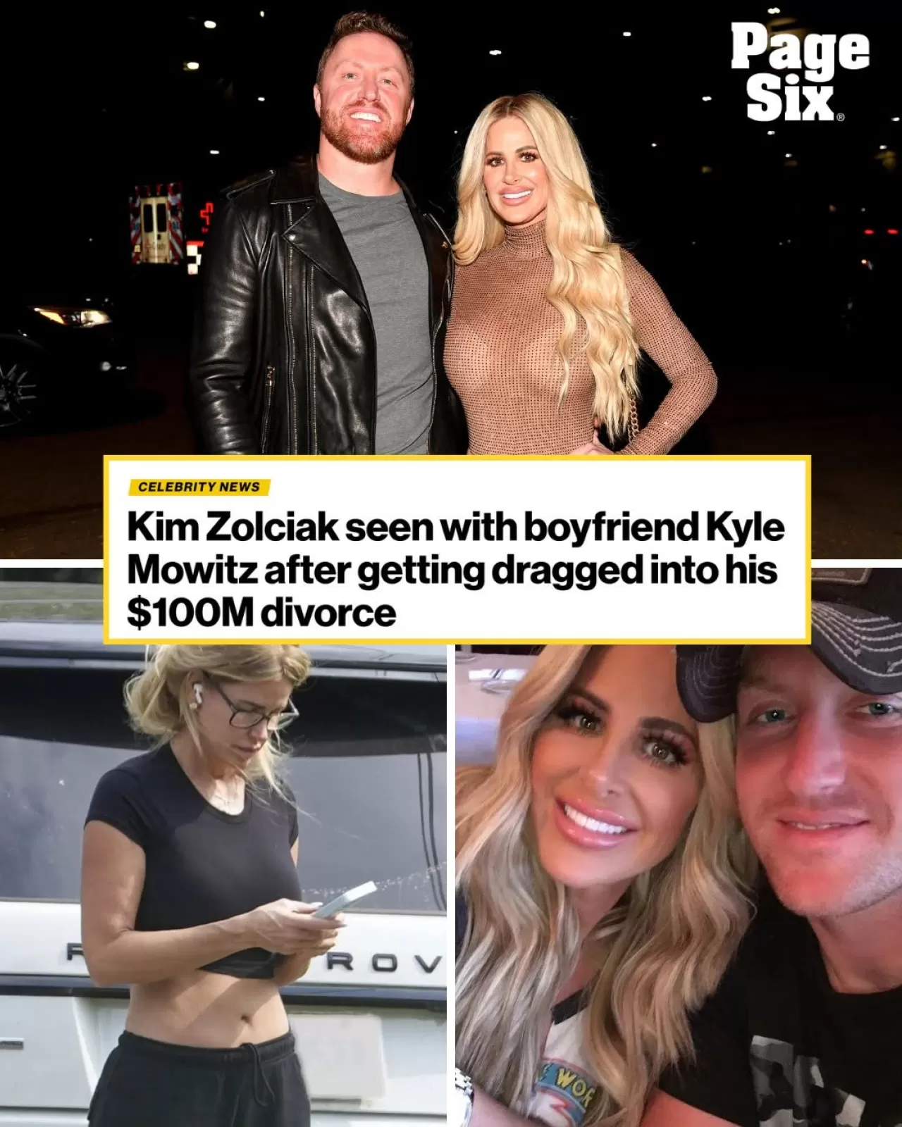 Kim Zolciak ve Yeni Partneri Kyle Mowitz, 100 Milyon Dolarlık Boşanma Davası Gölgesinde Görüntülendi