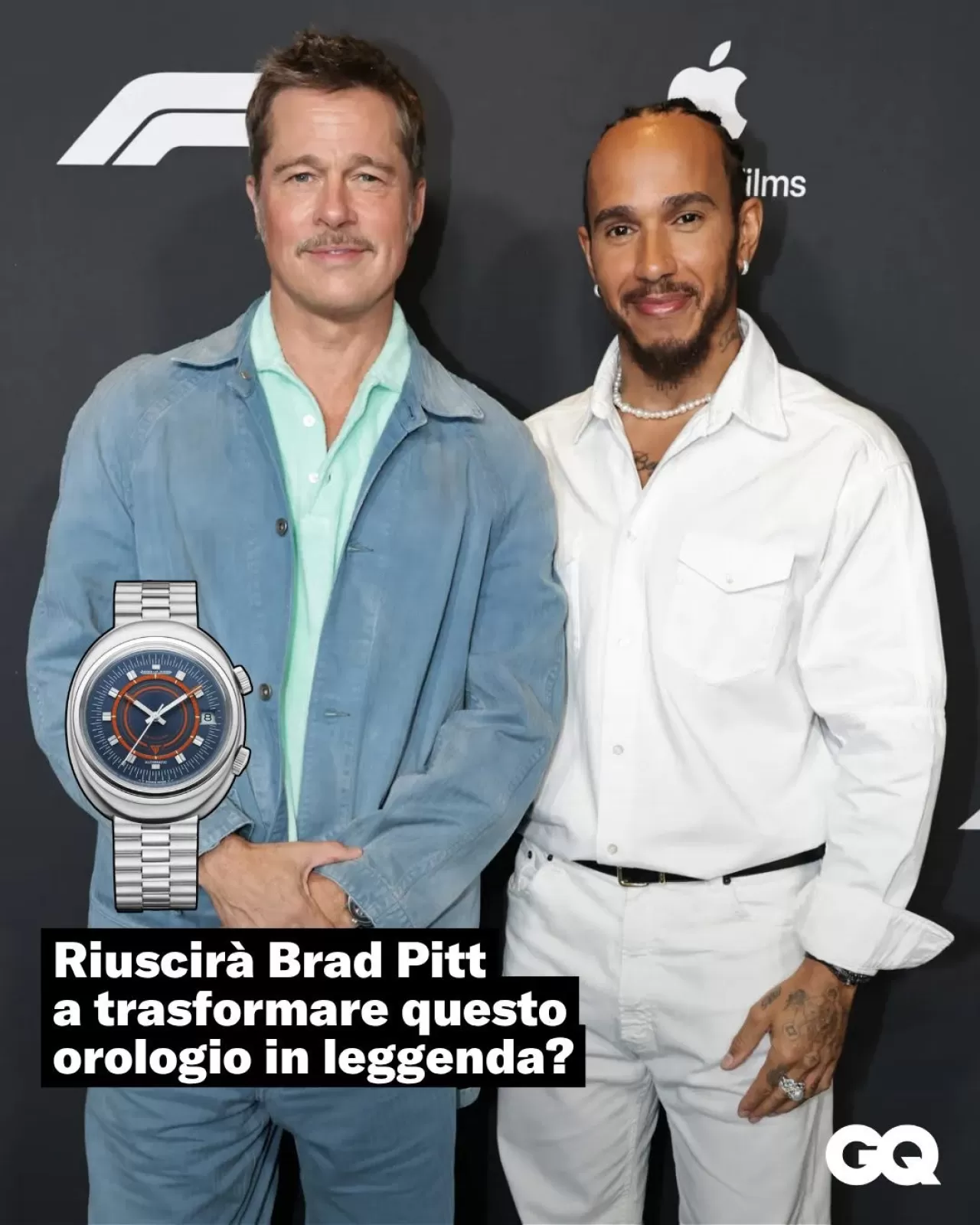 Brad Pitt, Bir Özel Projeksiyonda Nadir Bir Jaeger-LeCoultre Saati ile Görüldü
