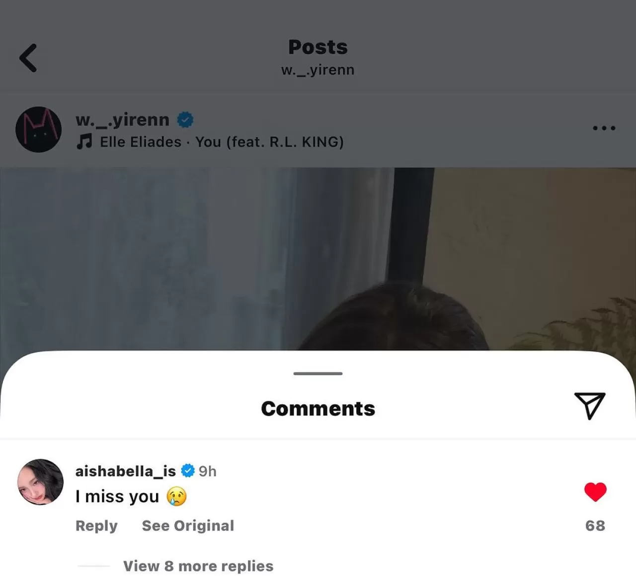 Aisha ve Yiren, Sosyal Medyada Duygusal Anlar Paylaştı