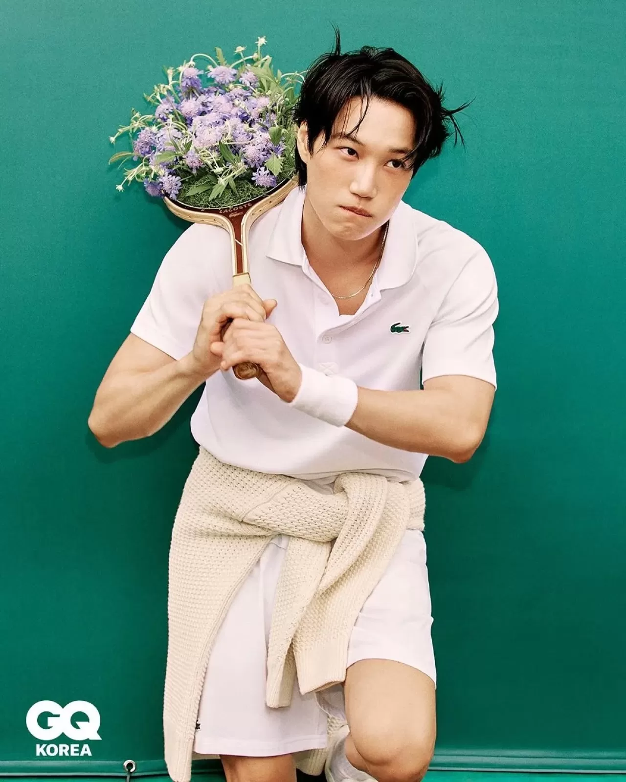 Kai, Lacoste İş Birliği ile GQ Korea'nın Yeni Sayısında Yer Alacak
