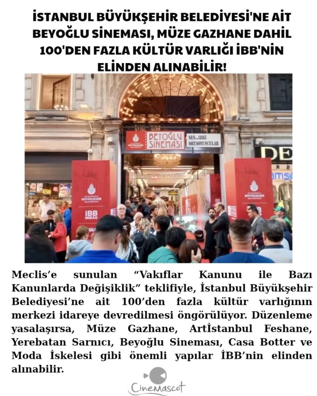 İstanbul'a Ait 100'den Fazla Kültür Varlığının İdari Statüsü Değişebilir