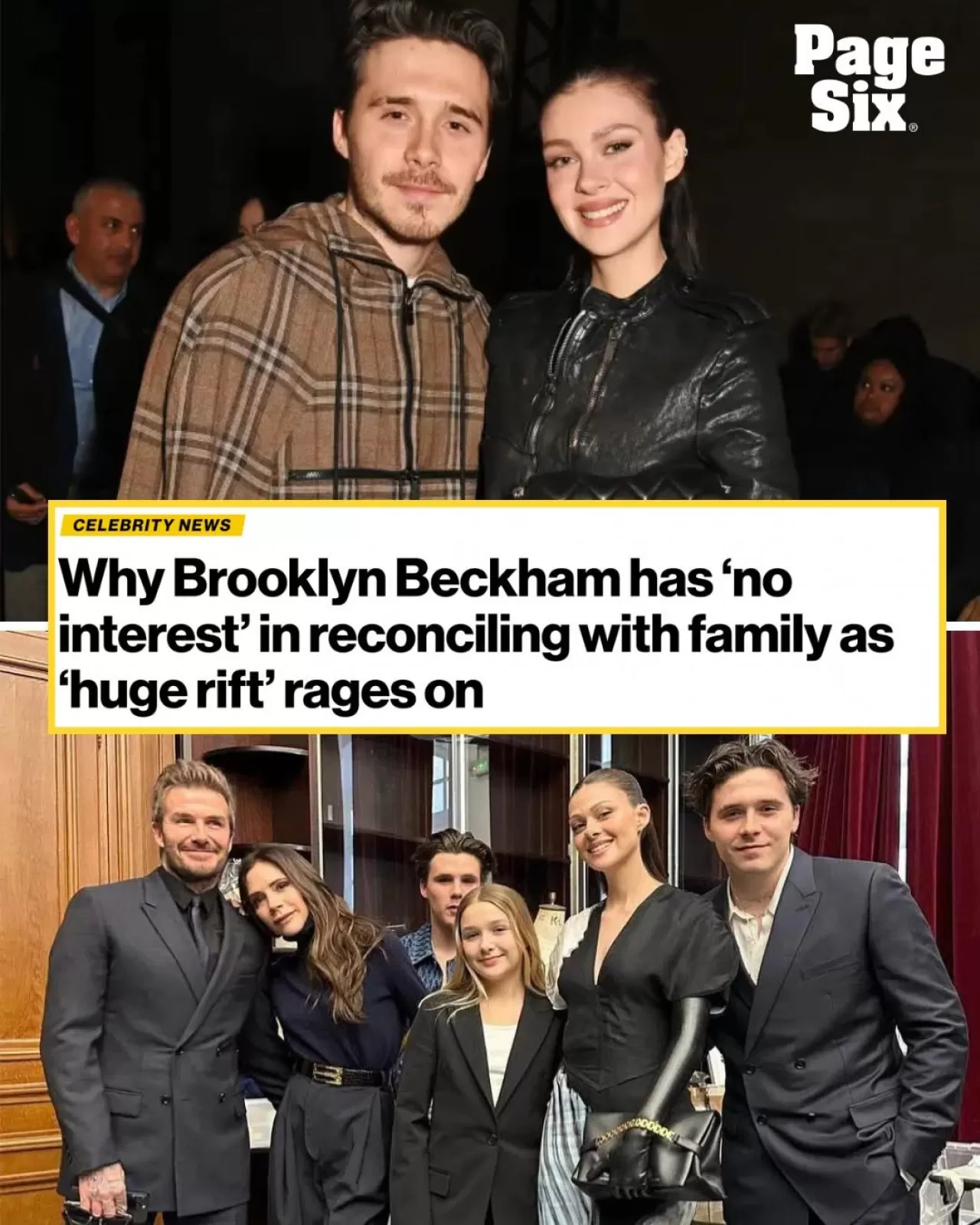 Brooklyn Beckham ve Nicola Peltz ile Beckham Ailesi Arasındaki Gerginlik Sürüyor