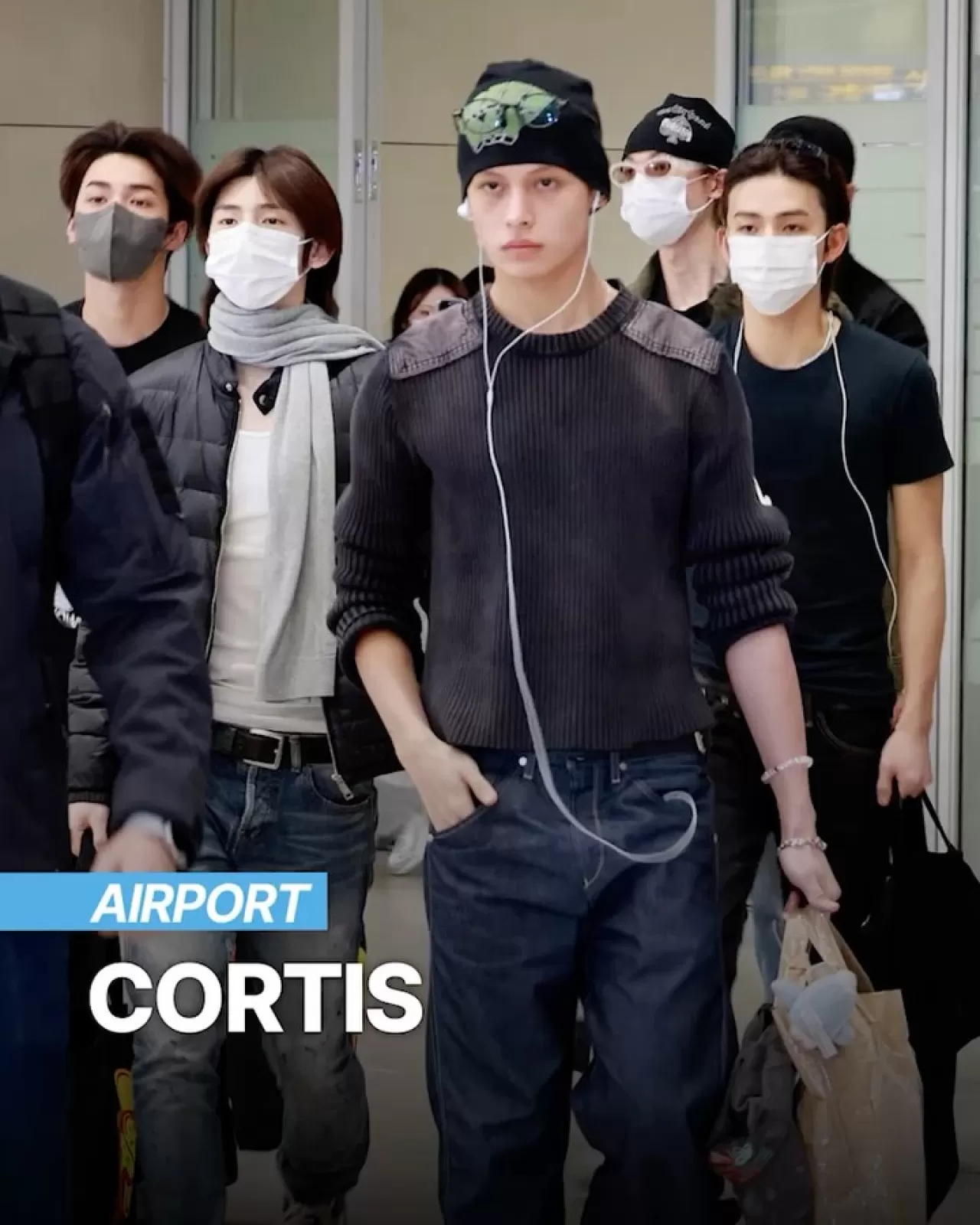 Cortis Grubu, Yeni Çalışmalar için İncheon Uluslararası Havalimanı'ndan Güney Kore'ye Giriş Yaptı