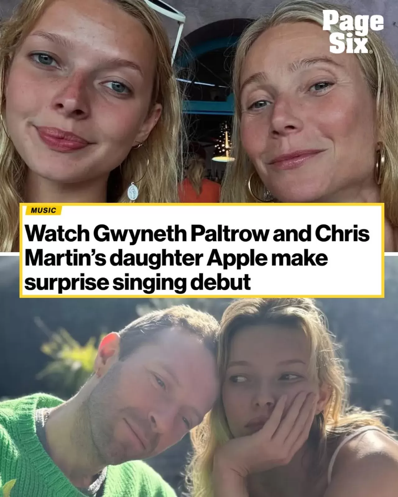 Chris Martin'ın Kızı Apple Martin, Nashville'de Sahne Aldı