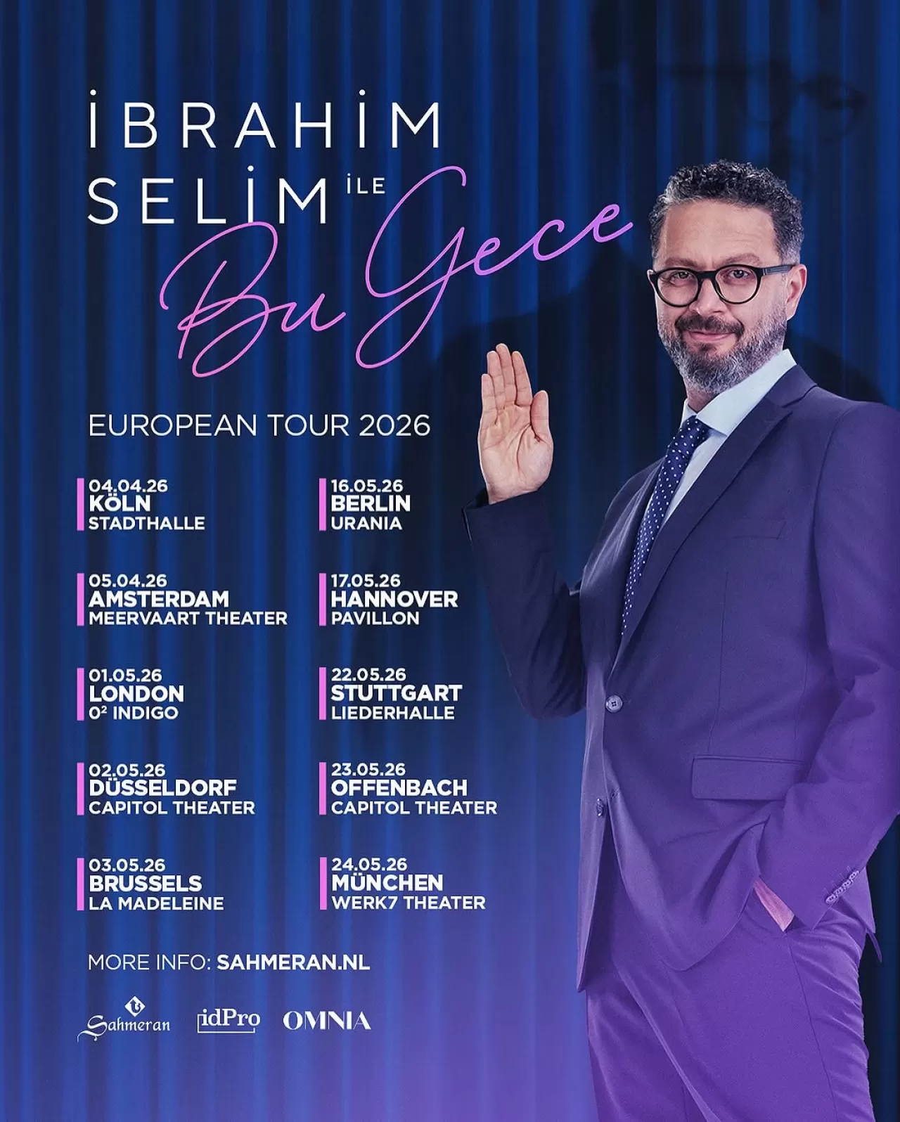 Oyuncu İbrahim Selim, "Bu Gece" Gösterisi ile Avrupa Turuna Çıkıyor