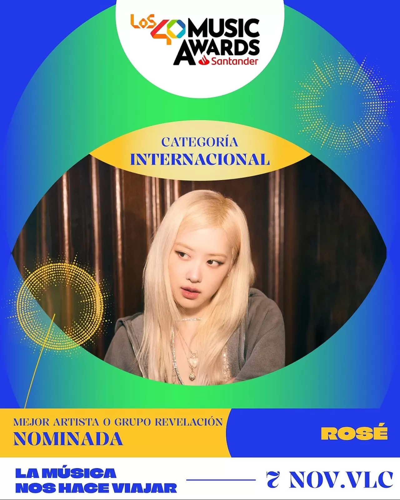 BLACKPINK Üyesi ROSÉ, LOS40 Müzik Ödülleri'nde 
