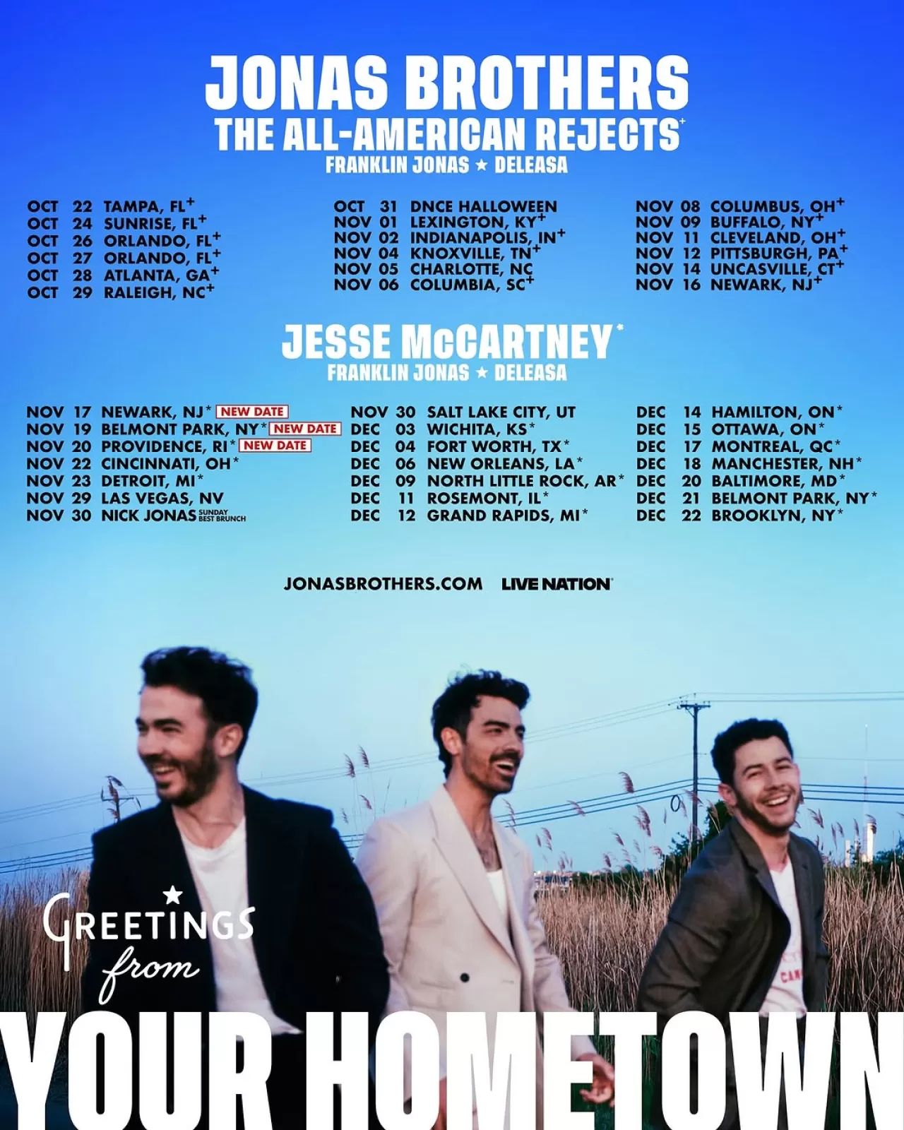 Jonas Brothers, Kuzeydoğu Turu Kapsamında Yeni Konser Tarihleri Duyurdu