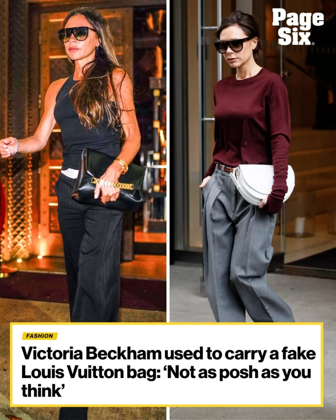 Victoria Beckham, Marc Jacobs Tarafından Sahte Louis Vuitton Çantası Kullanırken Yakalandığı Anı Anlattı