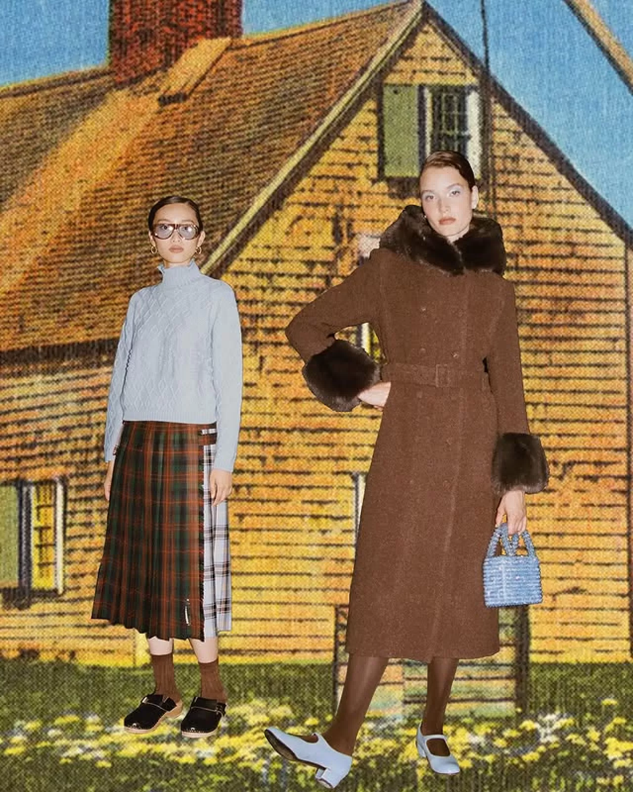 Shrimps Markası, Londra'daki Atölyelerinde El Yapımı Anya Kilt ve Dallas Coat Modellerini Tanıttı