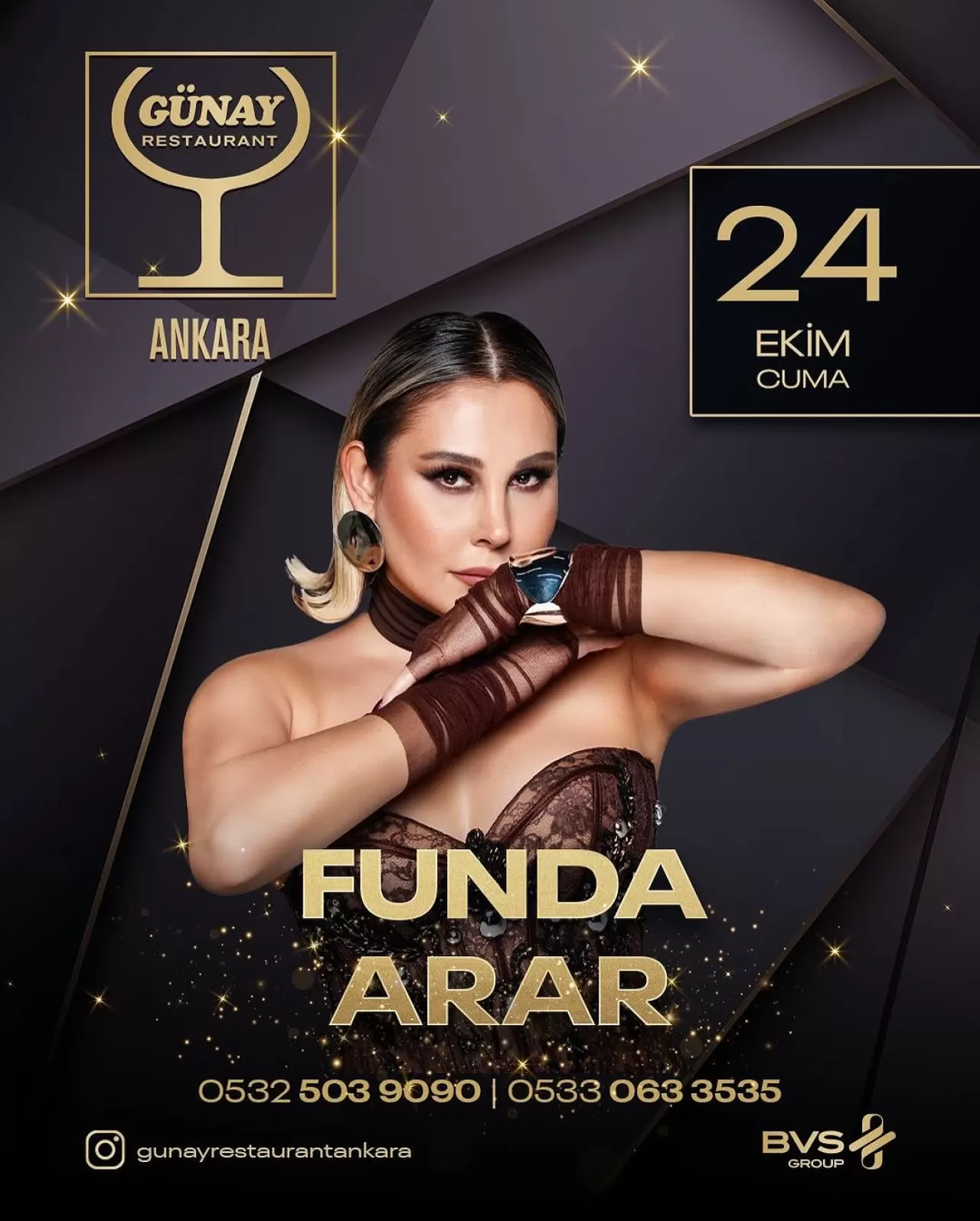 Funda Arar'ın Günaydın Restaurant'ta Akşam Yemeği