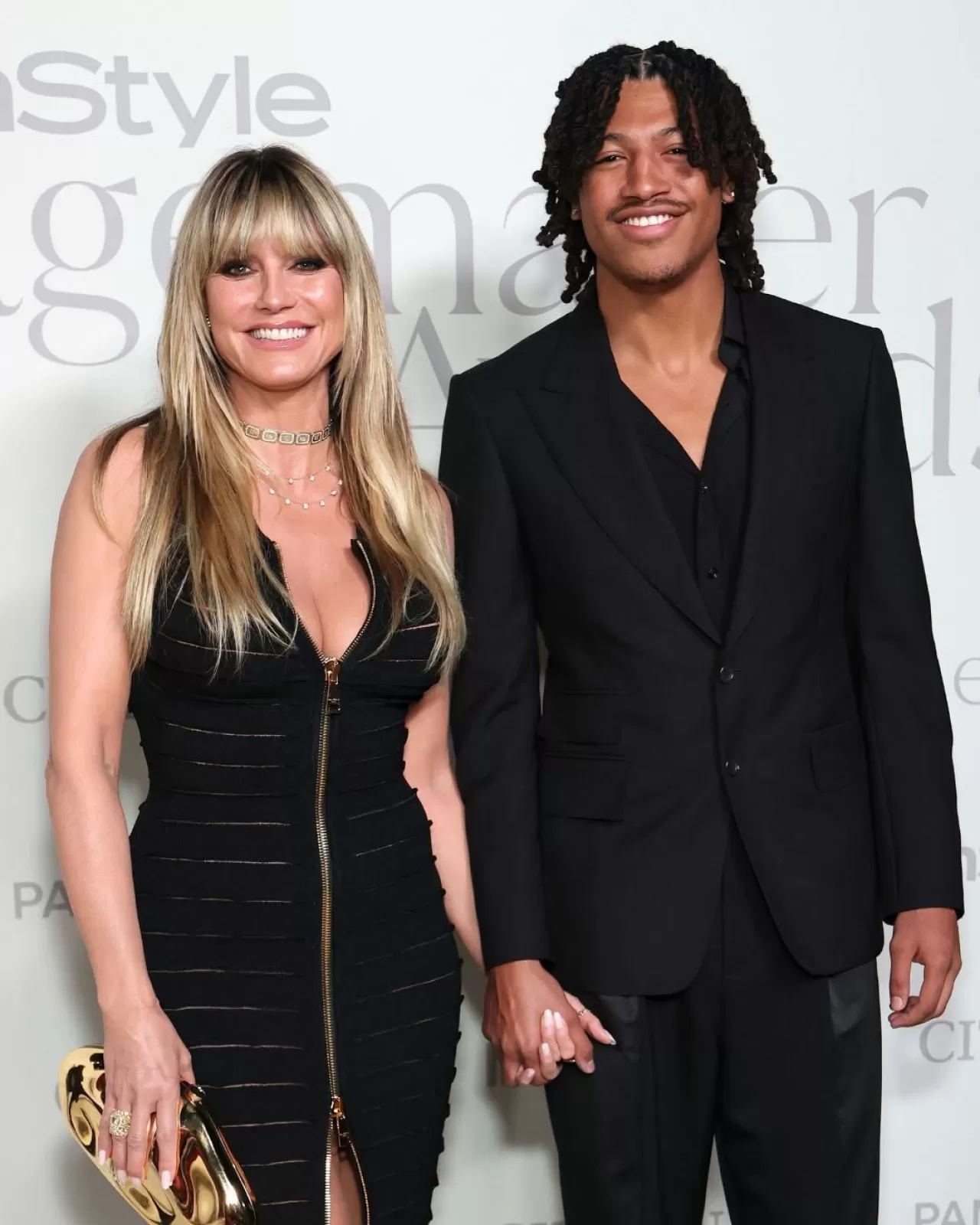 Heidi Klum ve Oğlu Henry, Los Angeles'taki Ödül Töreninde Görüntülendi
