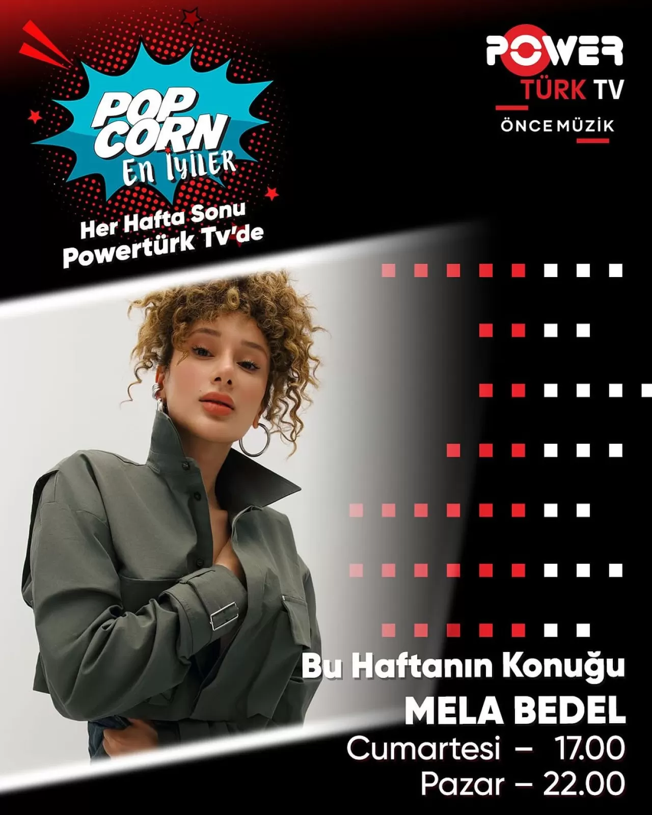 Melabedel, Bu Hafta Sonu PowerTürk TV'de "PopCorn" Programının Konuğu Olacak