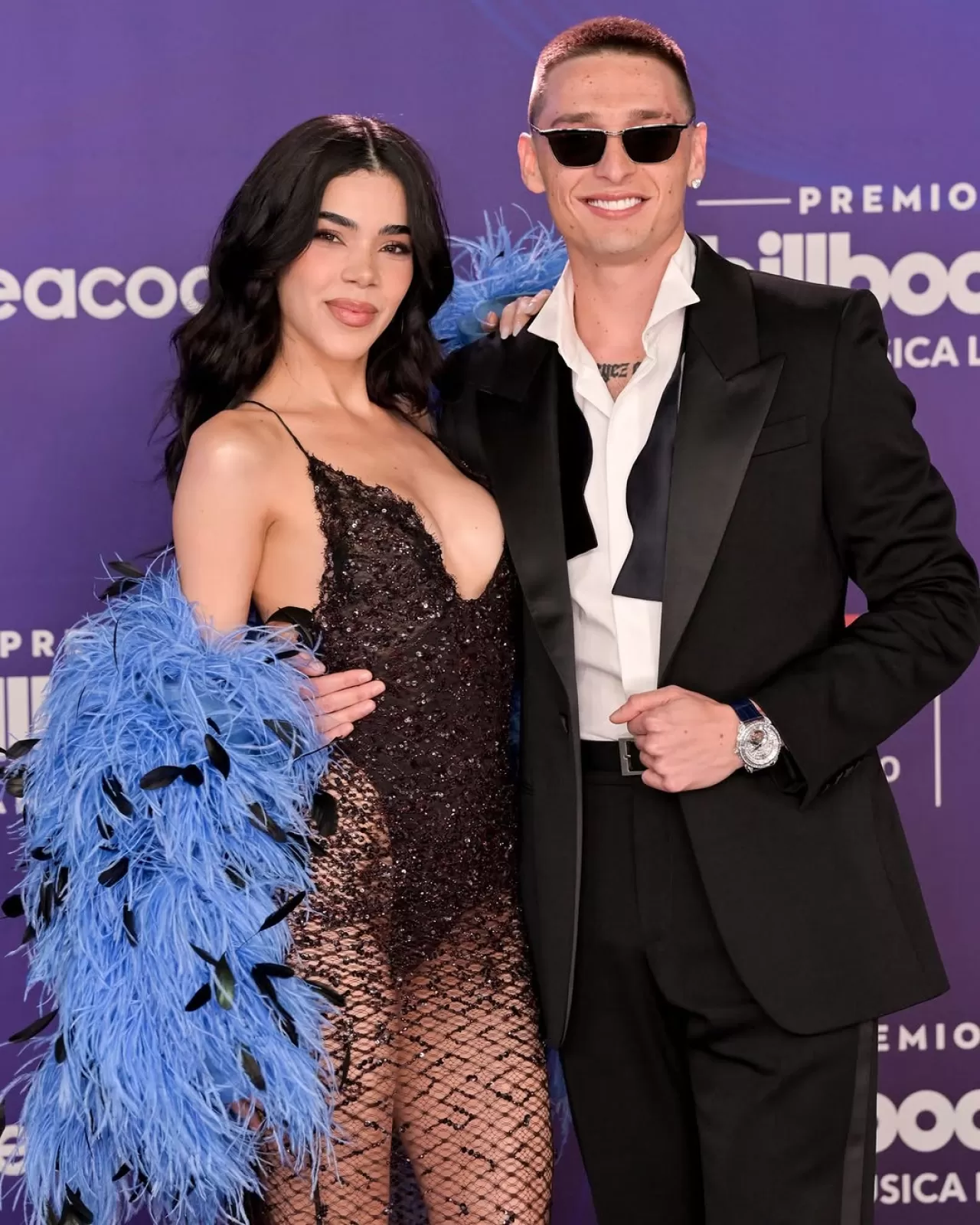 Peso Pluma ve Kenia Os, Billboard Latin Music Awards'ta Görüntülendi