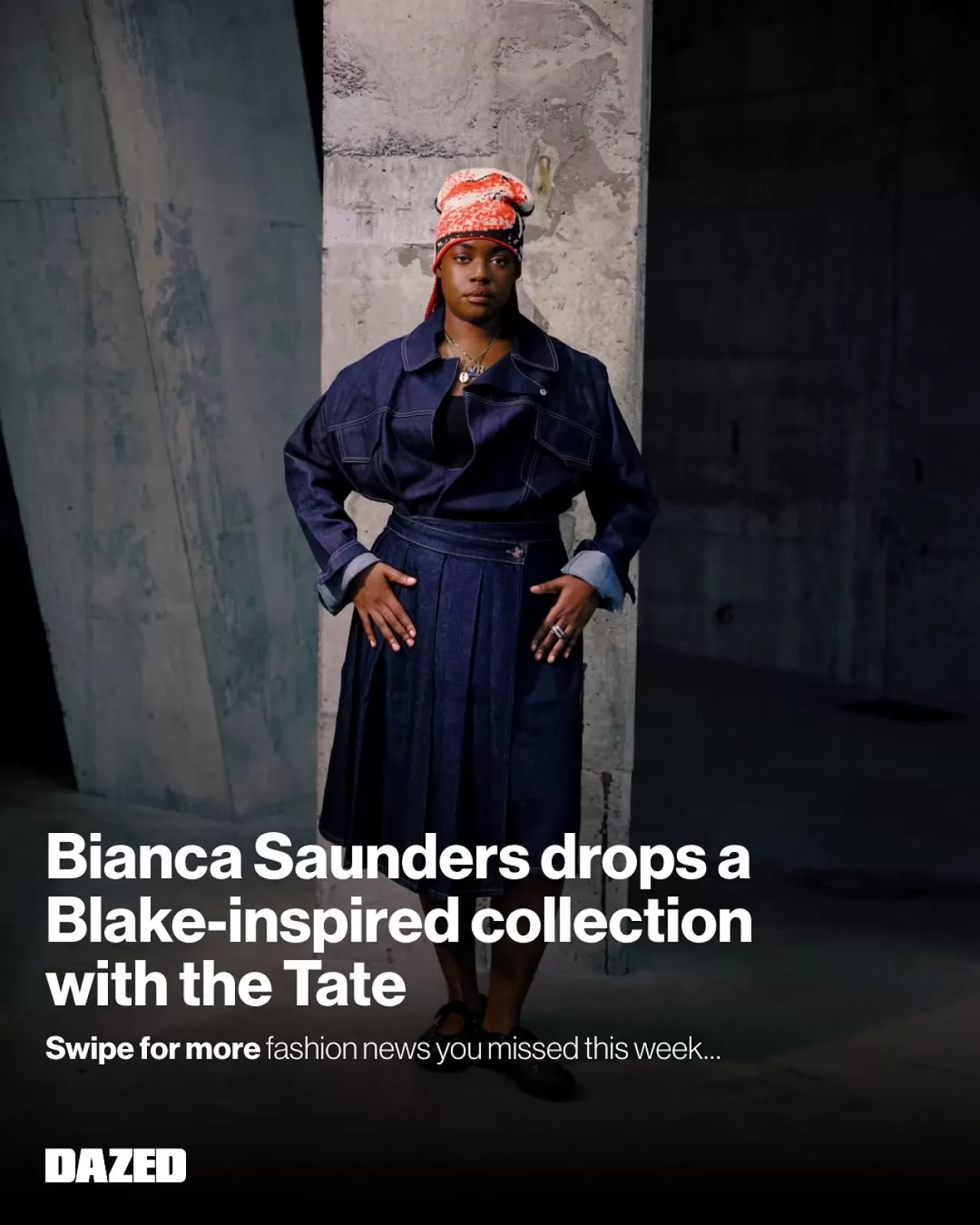 Tate Modern ile Bianca Saunders'ın William Blake'den İlham Alan Koleksiyonu ve Bağımsız Moda Haberleri