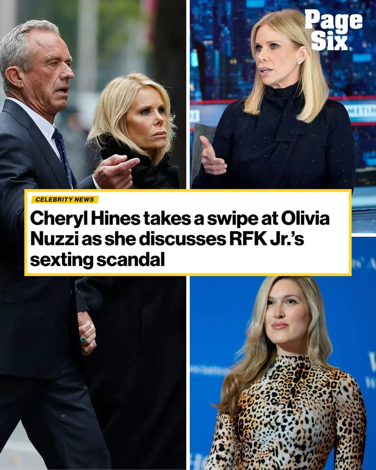 Cheryl Hines, Kocası Robert F. Kennedy Jr. Hakkındaki İddialara Tepki Gösterdi