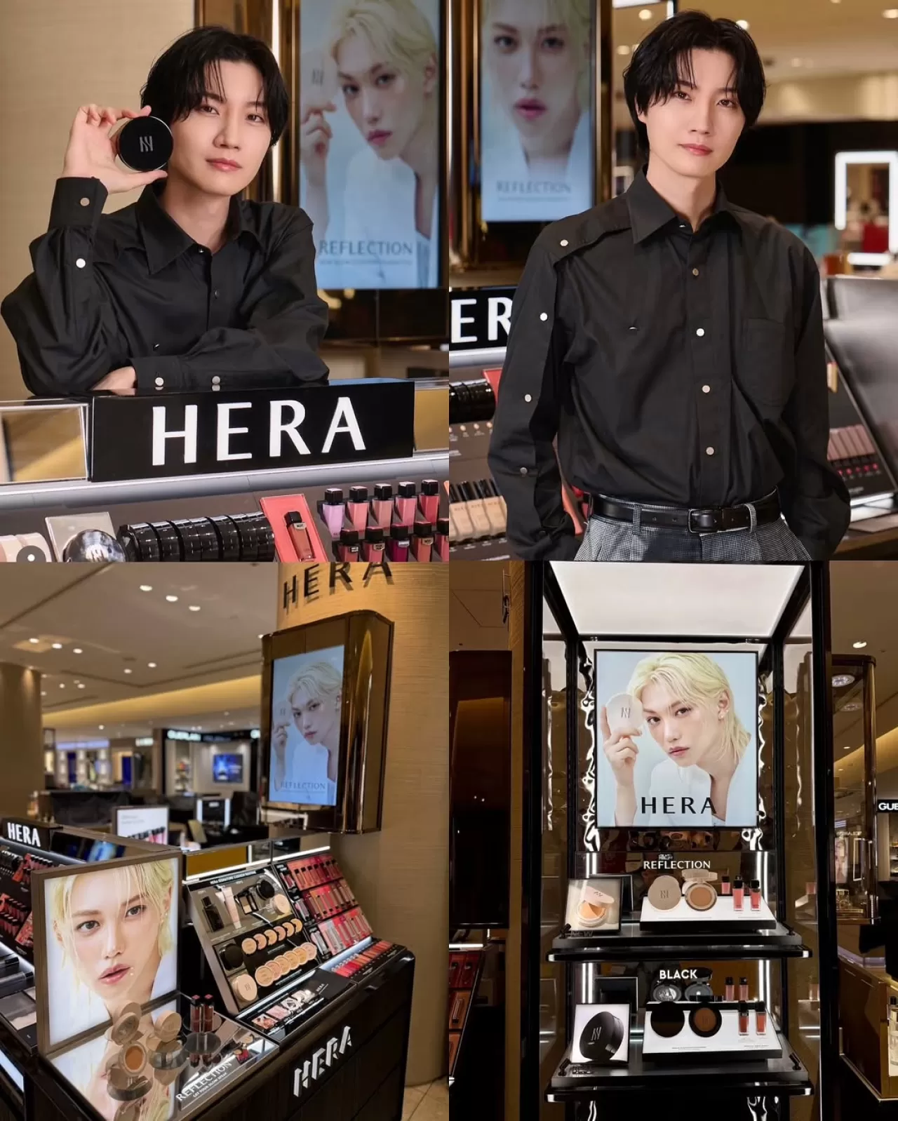 Dori Sakurada, HERA'nın Ginza Mitsukoshi Mağazasındaki Felix Görsellerini Sosyal Medyada Paylaştı
