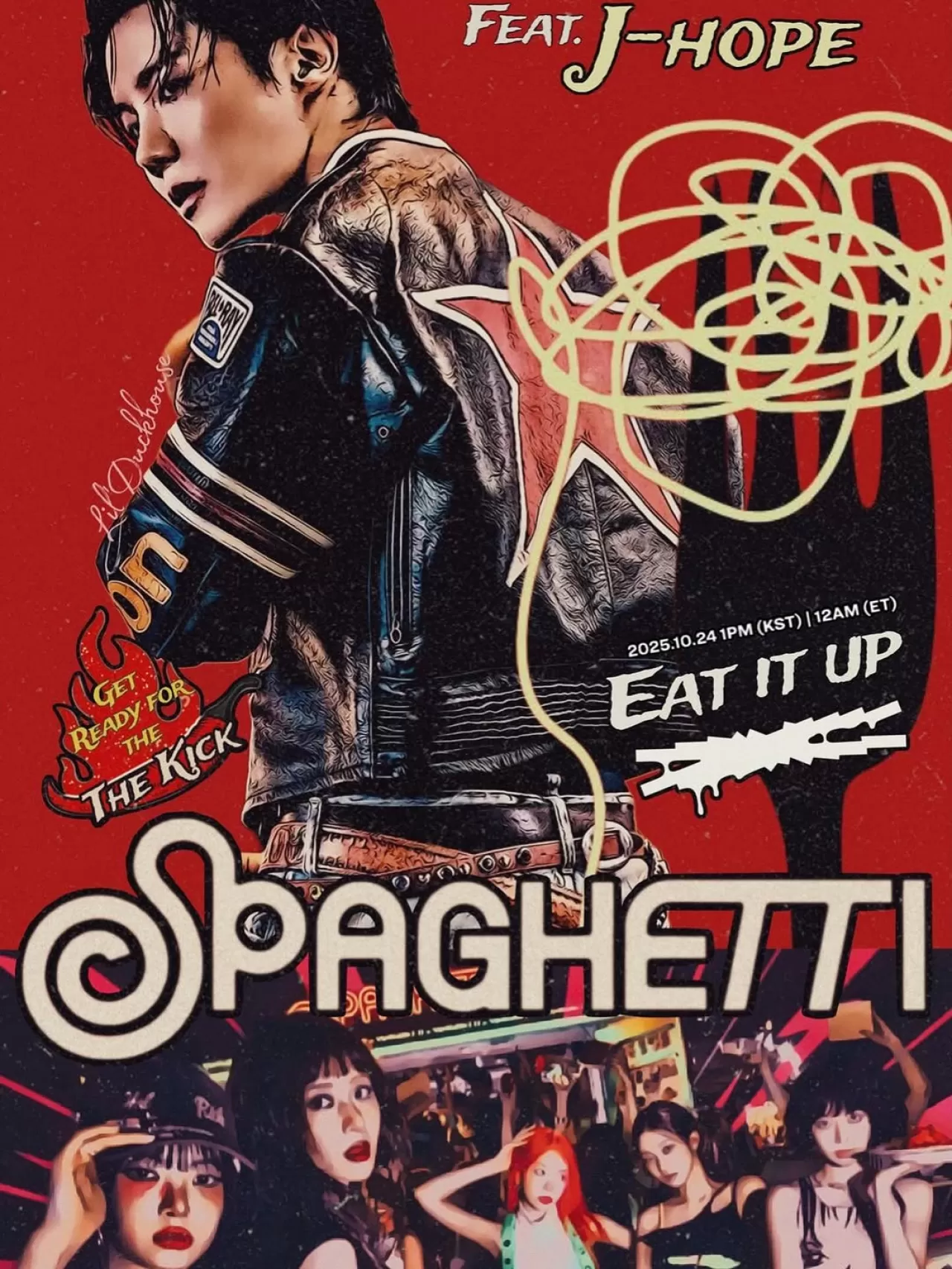 LE SSERAFIM ve BTS'ten j-hope'un 