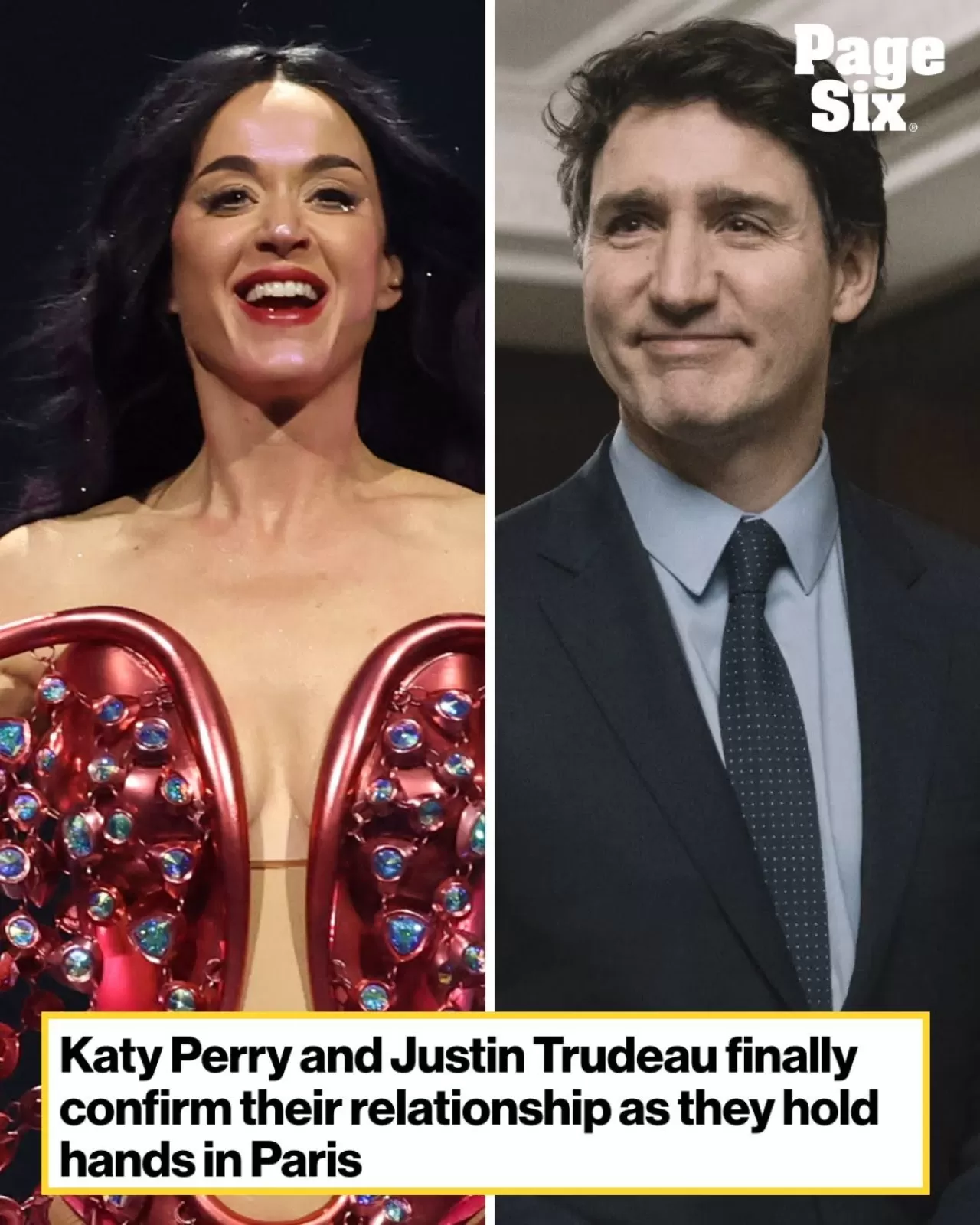 Katy Perry ve Justin Trudeau Paris'te Görüntülendi