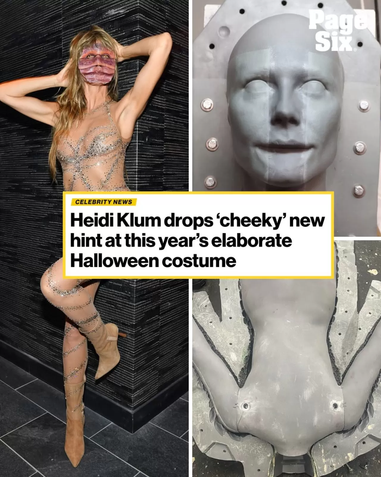 Heidi Klum, Yeni Halloween Kostümüne Dair İpuçları Paylaştı