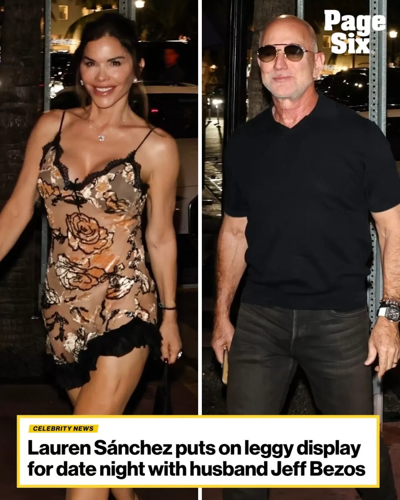 Lauren Sánchez ve Jeff Bezos Miami'de Görüldü