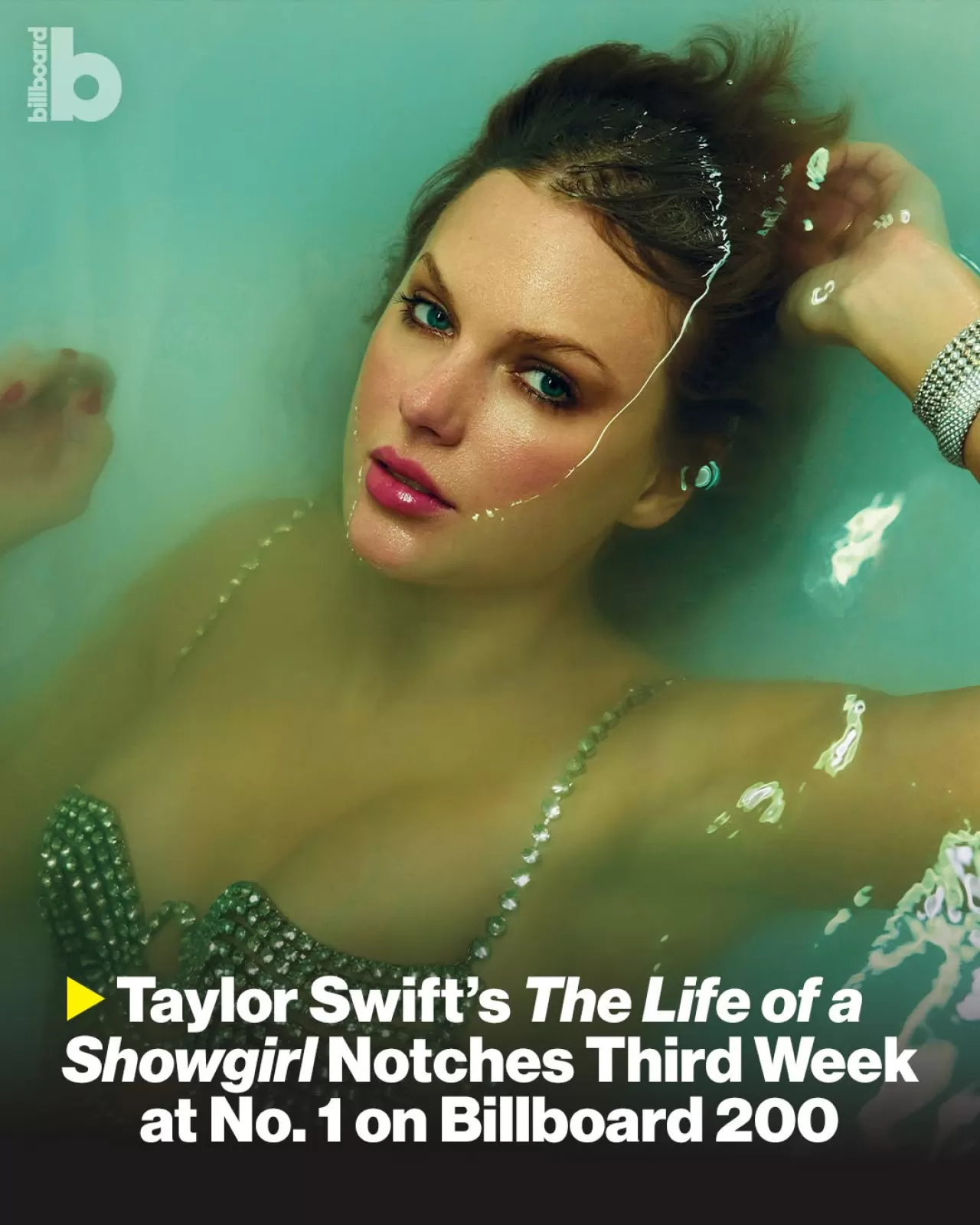 Taylor Swift'in "The Life of a Showgirl" Albümü, Billboard 200'de Üçüncü Haftasında da Liderliğini Koruyor